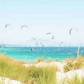 Kite Surfers by Andrew Lever