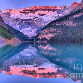 Lake Louise Summer Sunrise Panorama by Adam Jewell