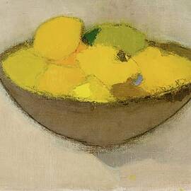 Lemons In A Bowl by Helene Schjerfbeck