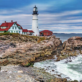 Maine, Cape Elizabeth Lighthouse by Claudia Uripos