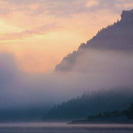 Morning At Lake Plansee by Wingmar