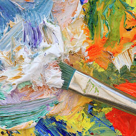 Oil painting palette by Seeables Visual Arts