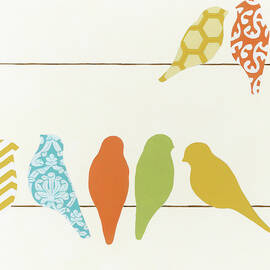 Patterned Perch Iii by June Erica Vess