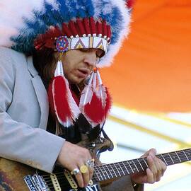Photo Of Stevie Ray Vaughan by David Redfern