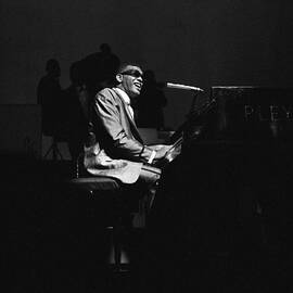 Ray Charles Behind The Scence At The by Reporters Associes