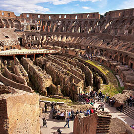 Rome, Tourists, Italy by Claudia Uripos