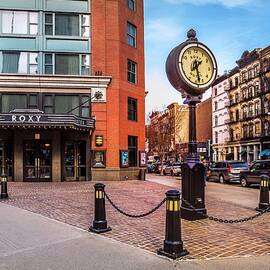 Roxy Hotel & Clock, Tribeca, Nyc by Claudia Uripos