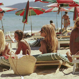 Saint-tropez Beach by Slim Aarons