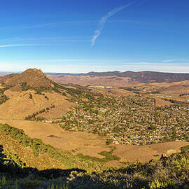 San Luis Obispo viewed from the Cerro Peak by Miroslav Liska
