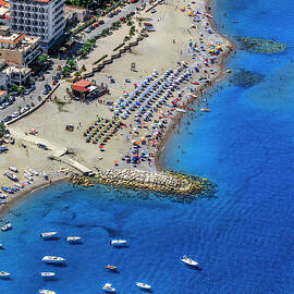 Sicily, Brolo, Aerial View, Italy by Antonino Bartuccio