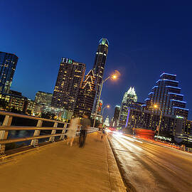 Skyline & Bridge, Austin, Texas by Milton Photography
