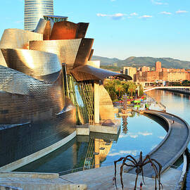 Spain, Basque Country, Bilbao, Guggenheim Museum, The Famous Building Designed By Architect Frank Gehry by Luigi Vaccarella