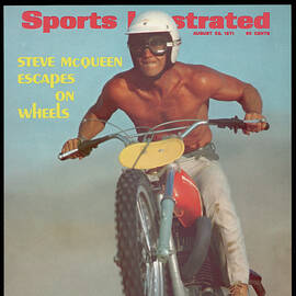 Steve Mcqueen, Motocross Sports Illustrated Cover by Sports Illustrated