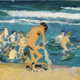 Study For Sad Inheritance by Joaquin Sorolla