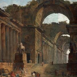 The Fountains by Hubert Robert