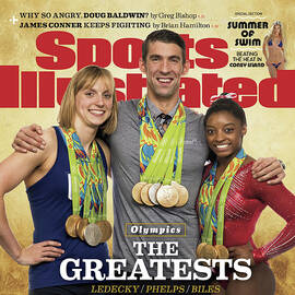 The Greatests Ledecky  Phelps  Biles Sports Illustrated Cover by Sports Illustrated