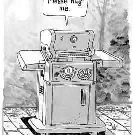 The grill senses the impending winter by Peter Kuper