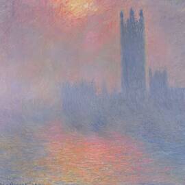 The Houses Of Parliament London by Claude Monet