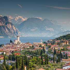 Veneto, Lake Garda, Malcesine, Italy by Davide Erbetta