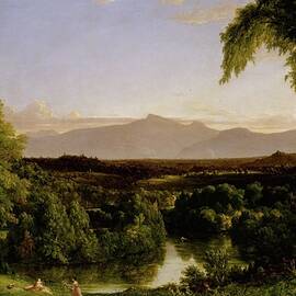 View On The Catskillearly Autumn by Thomas Cole