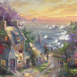 Light Of Peace #1 Framed Print by Thomas Kinkade - Thomas Kinkade