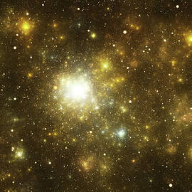 Yellow Galaxy by Sololos