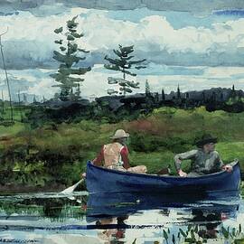 The Blue Boat by Winslow Homer