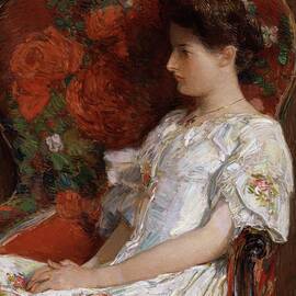 The Victorian Chair by Childe Hassam