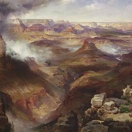Grand Canyon Of The Colorado River by Thomas Moran