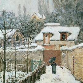 Snow At Louveciennes by Alfred Sisley