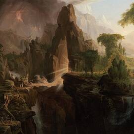 Expulsion From The Garden Of Eden by Thomas Cole