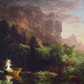 The Voyage Of Life  Childhood by Thomas Cole
