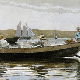 Boys In A Dory by Winslow Homer