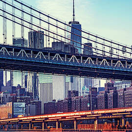 Nyc, Manhattan, View From Pier 35, East River Waterfront Esplanade by Lumiere