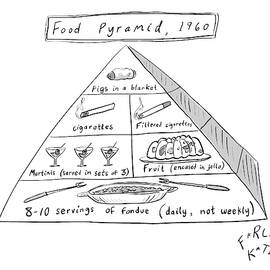 1960s Food Pyramid by Farley Katz