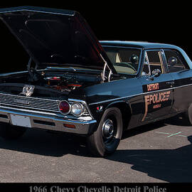 1966 Chevy Chevelle Detroit Police Car by Flees Photos