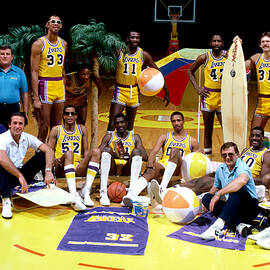 1984 Nba Championship Los Angeles Lakers by Andrew D. Bernstein