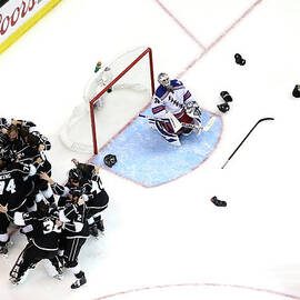 2014 Nhl Stanley Cup Final - Game Five by Bruce Bennett