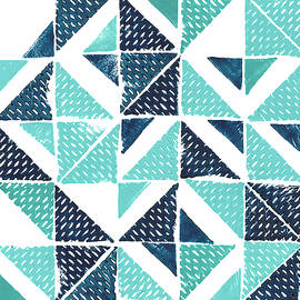 Beryl Block Print I by Grace Popp