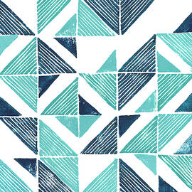 Beryl Block Print Iii by Grace Popp