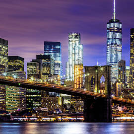 Brooklyn Bridge & Nyc Skyline by Antonino Bartuccio