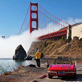 Golden Gate Bridge In San Francisco by Claudia Uripos