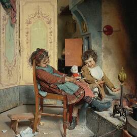Joys Of Childhood by Gaetano Chierici