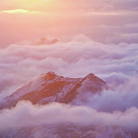 Lechtal Panorama From Mt. Zugspitze - by Wingmar