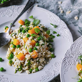 Light Vegetable Risotto by Story On A Plate