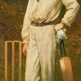 Portrait Of A Young Cricketer by James Sant