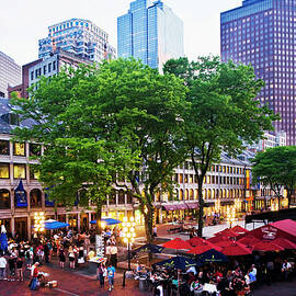 Quincy Market, Boston by Massimo Borchi