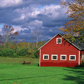 Red Barn, Berkshire County, Ma by Stephen G. Donaldson