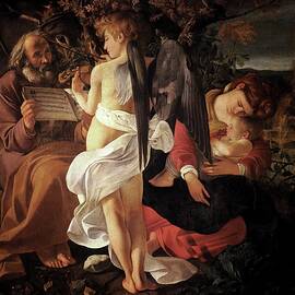 Rest On The Flight Into Egypt by Caravaggio
