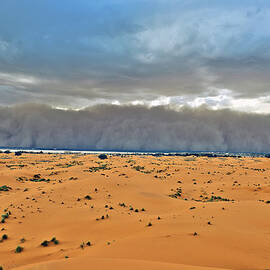 Sandstorm Approaching Merzouga by Pavliha